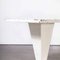 French Square KUB Outdoor Table in White from Tolix, 1960s, Image 3