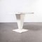 French Square KUB Outdoor Table in White from Tolix, 1960s, Image 2