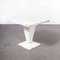 French Square KUB Outdoor Table in White from Tolix, 1960s, Image 7