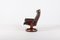 Vintage Lounge Armchair with Ottoman in Brown Leather from Ekornes, Immagine 9