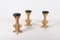Vintage Swedish Solid Pine Stools or Bar Chairs, Set of 5, Image 3