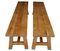 Solid Oak Dining Table and Benches by Garbo, Set of 3, Image 14
