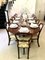 Antique Triple Pedestal Dining Table in Mahogany 10