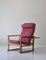 Model 244 Highback Lounge Chair in Oak & Rattan Cane by Børge Mogensen for Fredericia, 1957 5