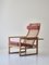 Model 244 Highback Lounge Chair in Oak & Rattan Cane by Børge Mogensen for Fredericia, 1957 3