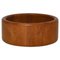 Large Scandinavian Decorative Oak Bowl by Nissen, Denmark, 1960s, Image 1