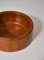 Large Scandinavian Decorative Oak Bowl by Nissen, Denmark, 1960s 8