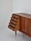 Danish Low Sideboard or Credenza in Teak and Oak from Omann Jun, 1956, Image 11