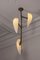 Hand-Sculpted Cast Bronze Chandelier by William Guillon 2