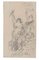 Unknown, Medée, Original Pencil Drawing, Early 20th-Century 1