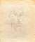 Jean-Francis Laglenne, Portrait, Original Pencil Drawing, 1950s 1