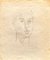 Jean-Francis Laglenne, Portrait, Original Pencil Drawing, 1950s 1