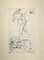 Sergio Barletta, Nude Figures, Original China Ink Drawing, 1958 1