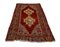 Geometric Kazak Carpet in Rust Red with Border and Medallion, Image 4