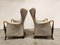 Progetti Wingback Lounge Chairs by Umberto Asnago for Giorgetti, 1980s, Set of 3 5