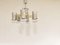 Vintage Glass and Chrome Chandelier by Gaetano Sciolari, 1970s 11