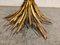 Vintage Gilt Metal Sheaf of Wheat Coffee Table from Coco Chanel, 1960s 7