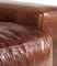 Brown Leather Lounge Chair from Roche Bobois, Immagine 3