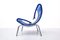 Blue Plastic & Rope Chair by Roberto Semprini, Italy, Imagen 3