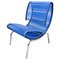 Blue Plastic & Rope Chair by Roberto Semprini, Italy 1