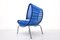 Blue Plastic & Rope Chair by Roberto Semprini, Italy 4