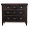 18th-Century Swedish Gustavian Provincial Black Chest of Drawers 1