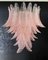 Large Italian Pink Felci Murano Glass Six-Tier Chandelier, 1980s 2