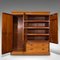 Antique Edwardian Bedroom Wardrobe in Satinwood from Maple and Co 3