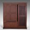 Antique Edwardian Bedroom Wardrobe in Satinwood from Maple and Co 6