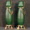French Glass Vases in Art Nouveau Style, Set of 2, Imagen 11
