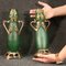 French Glass Vases in Art Nouveau Style, Set of 2 2