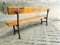 Antique Garden Bench with Cast Iron Legs & Wooden Beams, Immagine 4