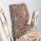 Fabric and Wood Chairs, 1950s, Set of 3 8