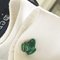 Green Hand-Enameled Sterling Silver & Gold Plated Cufflinks in Frog Shape from Berca 6