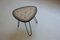 Kidney-Shaped Flowers Stool with Mosaic and Hairpinlegs, 1960 1