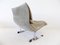 Saporiti Italian Onda Suede Lounge Chair by Giovanni Offredi 18