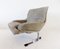 Saporiti Italian Onda Suede Lounge Chair by Giovanni Offredi, Image 4