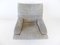 Saporiti Italian Onda Suede Lounge Chair by Giovanni Offredi 7