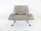 Saporiti Italian Onda Suede Lounge Chair by Giovanni Offredi, Immagine 14