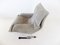 Saporiti Italian Onda Suede Lounge Chair by Giovanni Offredi, Image 11