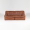 Buffalo Leather DS-46 2-Seater Modular Sofa from De Sede, 1970s, Set of 2, Image 1