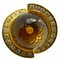 25.7kt Natural Citrine Quartz Ball, White Diamond & Yellow Gold Helix Ring from Berca 4