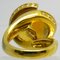 25.7kt Natural Citrine Quartz Ball, White Diamond & Yellow Gold Helix Ring from Berca 2