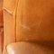 20th Century French Art Deco Style Leather Club Chairs, Set of 2, Image 14