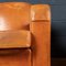 20th Century French Art Deco Style Leather Club Chairs, Set of 2, Imagen 4