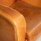 20th Century French Art Deco Style Leather Club Chairs, Set of 2, Image 5