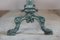 Large Antique French Garden Tables with Marble Tops and Cast Iron Bases, 1890s, Set of 2 7