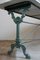 Large Antique French Garden Tables with Marble Tops and Cast Iron Bases, 1890s, Set of 2 17