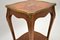 Antique French Inlaid Marquetry Side Table, Image 6