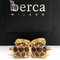 Golden Brown Hand-Enameled Sterling Silver & Gold Plated Turtle Cufflinks from Berca 2